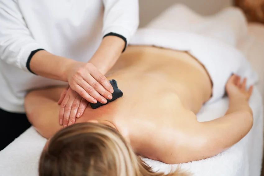 Gua Sha therapy at Shelley Jones Acupuncture, Coxley